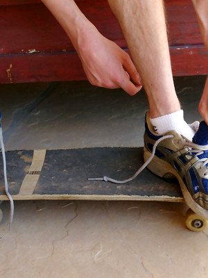 Hot boys nude photos - Skater Boy Boner Stroking