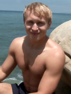 Cute uncut gay boys - Blonde muscled twink Stas
