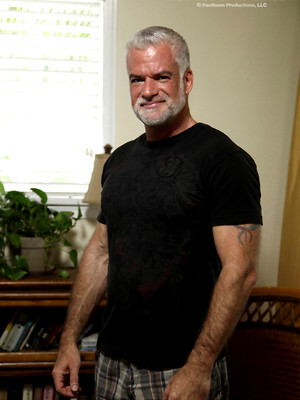 Gay sex pics with Gray daddy Jake Marshall