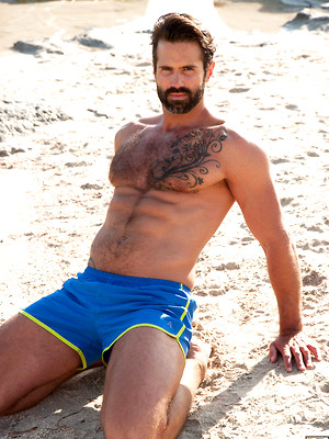 Free gay xxx pics with Tattooed hunk Dany Robles shows his perfect muscled body