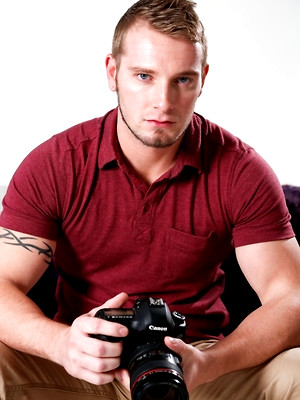 XXX gay photos of Horny gay dudes Jake Karhoff and Johnny Riley fuck each other on a sofa