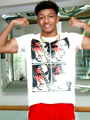 Gay male in Straight Young & Extremely Ripped Tyler shows his perfect body