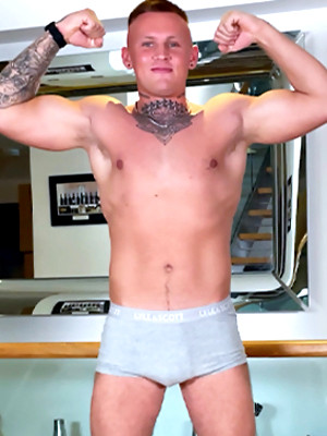 XXX gay photos of Young Straight Muscular Lad Shows off his Fit Body & Wanks his Hard Uncut Cock & Cums!