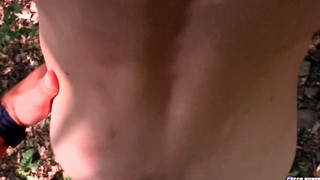 Gay porn video CZECH HUNTER 452 - Tall Tattooed Man Agrees to get Boned in the Woods for Cash