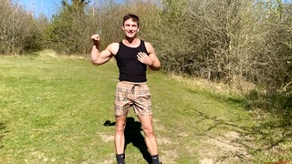 Gay porn video Muscular Hunk Carter