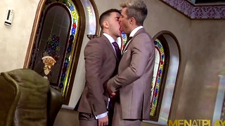 XXX Gay clips contains Men in Suits Maikel Cash and Robbie Rojo Ass Fuck