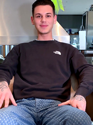 Gay pics of Young Stunning Teen Wanks his Huge Hard Uncut Cock & Shoots Cum all over himself!