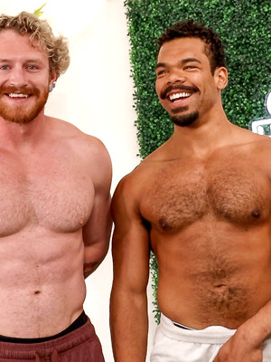 Gay porn pics Muscle Studs Brock Bradley & Sage Hardwell Compare Physiques