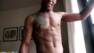 Gay Solo porn video Russel West Jerks His Thick Cock And CUMS