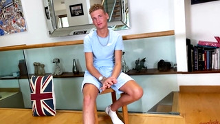 XXX Gay clips contains Young Slim Louis Wanks his Huge 8 Inch Uncut Cock & Squirts a Big Load Everywhere!