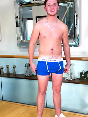 Hot twinks porn pics - Young Straight Electrician Wanks his Rock Hard Uncut Cock & Cums Using his Tools!
