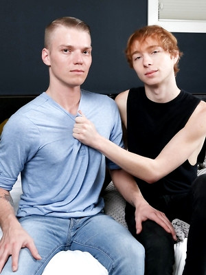 Twinks xxx pics - Skinny gay boy Kyle Brant and his sexy buddy Dylan Hart flip flop fuck
