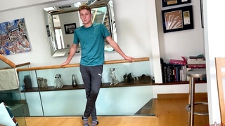 Free gay porn video Horny Young Straight Lad Dildos his Hole & gets Manhandled & his Uncut Cock is Rock Hard!