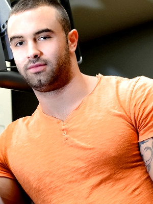 Gay sex pics with Post Work Out Relief. Calvin Pierce