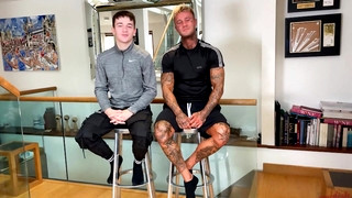 Free gay porn video Muscular Stud Harry & Straight Lad Troy