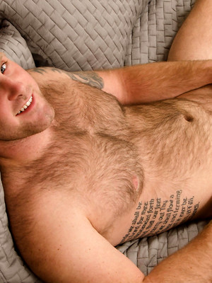 Free gay porn pics with Blaze's surprise handjob