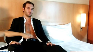 Check new gay sex scene with My Str8 Neighbour made a Porn !watch his Huge Cock Serviced!