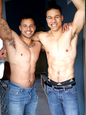 Gay sex pics with First Timer Mani Storms Fucks Perfect Booty Tony Romero