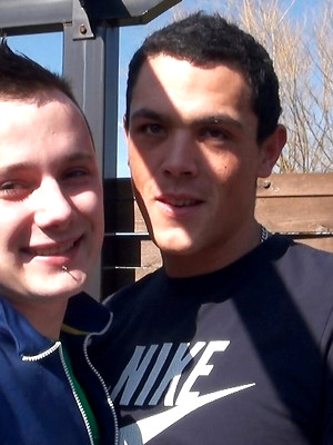 Hot twinks porn pics - Twinks Greg Centuri & Theo Sartera engage in rough gay outdoor sex action