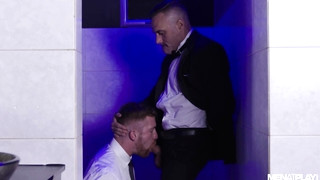 XXX Gay clips contains Bathroom Attendant