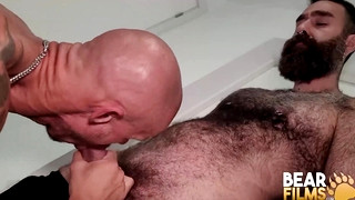 Check new gay sex scene with Burly Bearded Rob Hairy Barebacks Inked Rick Chase