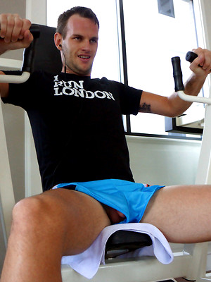 Hot gay album pics Gym work out with Aussie Zac Frevo