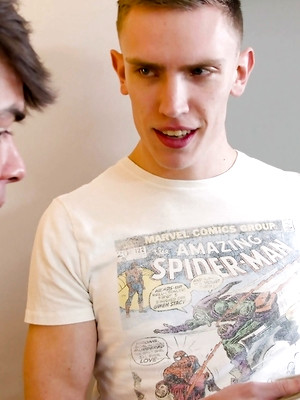 Gay boys pics - Andy Taylor and Mason Dean stick their raw dicks in each other's ass