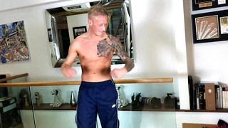 Free gay porn video Straight & Ripped Muscular Boxer Jake Campbell