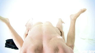 Check new gay sex scene with GrowlBoys - little Twink Boy Takes Raw Cock from Muscular Satyr Daddy