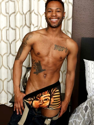 Free gay xxx pics with Pharaoh Beckham Solo, Scene #01