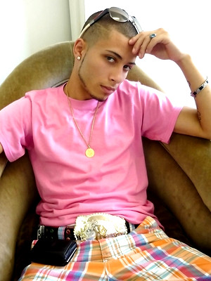 Free gay xxx pics with Hot latin twink Gilberto jerking off dick