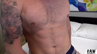 XXX Gay clips contains Bodybuilder Logan Carter Jerks off his Massive Cock