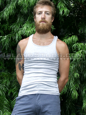 Gay sex pics with Ripped Bearded Daniel is BACK! - Rugged Mountaineer Pees Hard, Opens Hole, Works & Milks his Towering Belly Slapper!