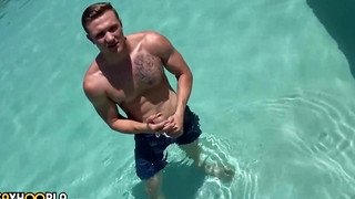 XXX Gay clips contains Big Cock Blonde Ryan Lacey Jerks Off