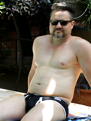Gay sex pics with Collin Stafford mature solo