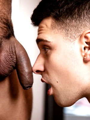 Gay male in Muscled uncut dicks in action