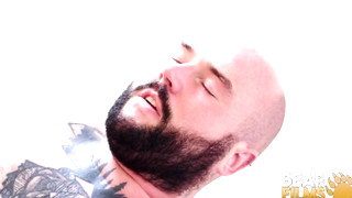 XXX Gay clips contains Bear Justin West Drills  cub after Blowjob