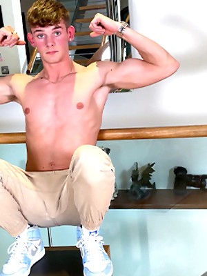Hot gay album pics Young Straight Rugby Stud's 1st Manhandling & Spanking & his Uncut Rocket Cock Fires a Big Load!