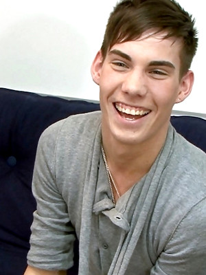 Cute uncut gay boys - Evan jacking off uncut dick
