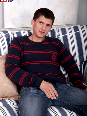 Cute uncut gay boys - Czech twink stripping