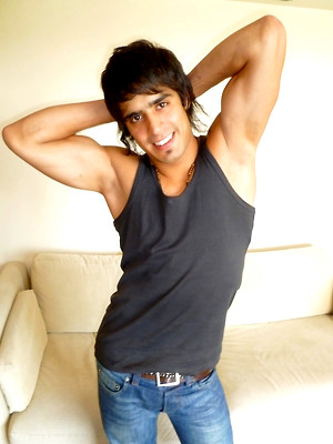 Gay porn pics Hot latino jock plays with cock
