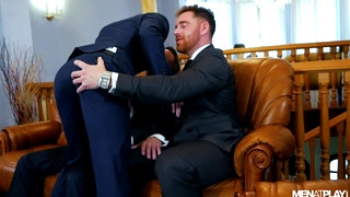 Check new gay sex scene with Suited Hustler