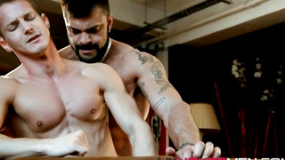Gay porn video Darius Ferdynand and Rogan Richards fuck