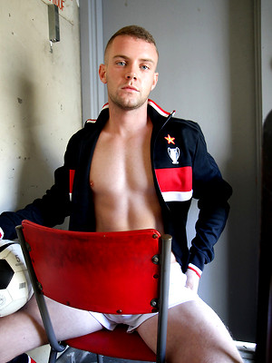Hot gay album pics Danny Johnston showing off his thick Scottish cock