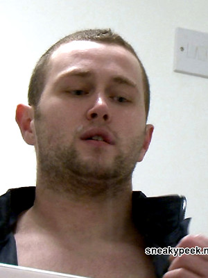 Hot gay album pics The horny young builder turns up again to visit the toilet in the bus station.