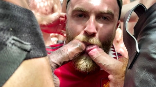 Gay Blowjob porn video DUKE LONDON DARKROOM CUMSLUT