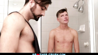 Gay porn video Two P’s in a Pod: Almost Caught