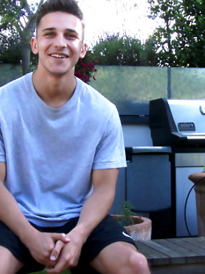 Twinks xxx pics - Young Barman & Athletic Young Pup Jack Shows Us His Big Cock and Cums Loads!