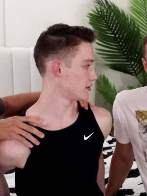 Cute uncut gay boys - Threesome Fun - Kingsley Kross Leslie Madison & Thomas Rosewood Show Off Their Freaky Sides
