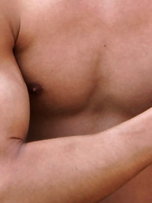 Free gay porn pics with Tall and Lean Personal Trainer Perry showing off his Long Uncut Cock!